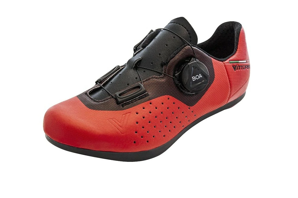Vittoria ALISE' Kid Road Cycling Shoes - RED/BLACK (2021) | Road Bike 6 Vittoria ALISE' Kid Road Cycling Shoes - RED/BLACK (2021) | Road Bike - Image 4
