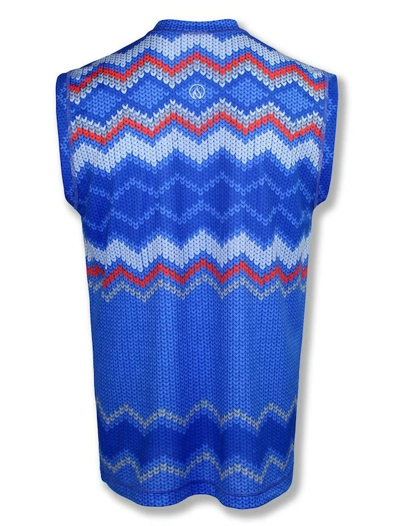 INKnBURN Men's Fast Cookie Sweater Vest Sleeve Tech Shirt (M, L, XL) | Sleeveless 6 INKnBURN Men's Fast Cookie Sweater Vest Sleeve Tech Shirt (M, L, XL) | Sleeveless - Image 4