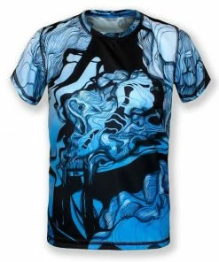 INKnBURN Men's Our Lady Of The Mask Tech Shirt (S, M, L) | Bike T-Shirts