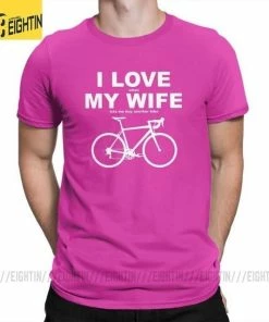 The Triathlete Store I LOVE MY WIFE When MY WIFE Lets Me Buy Another Bike Men's T-Shirt | Bike T-Shirts -New Triathlete Store qyXf cciEDyfOoGgaHGH6W0Cg