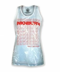 INKnBURN Women's Plastic Bag Singlet (M, L, XL) | Bike Tanks