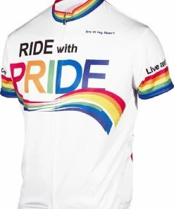 It's In My Heart Ride With Pride Women's Cycling Jersey | Short Sleeve