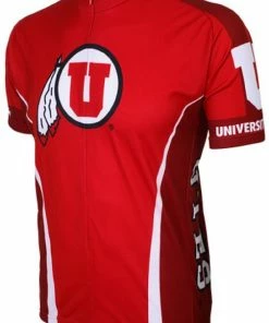 NCAA Men's Adrenaline Promotions Utah Runnin Utes Cycling Jersey | Short Sleeve
