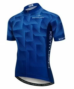 Weeride Blue Illusions Men's Cycling Jersey | Short Sleeve