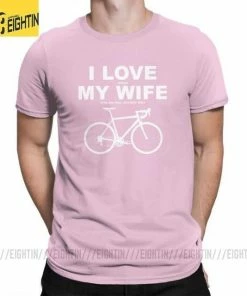 The Triathlete Store I LOVE MY WIFE When MY WIFE Lets Me Buy Another Bike Men's T-Shirt | Bike T-Shirts -New Triathlete Store uCGJDcFit26nZDT6KQkf8gp14