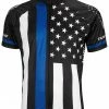 World Jerseys Thin Blue Line Men's Road Cycling Jersey 2019 | Short Sleeve