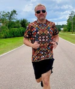 INKnBURN Men's Boho Diamond Tech Shirt (S, M, L, XL, 2XL) | Short Sleeve -New Triathlete Store wRR btcCjnP OCjEtvVYOivgo