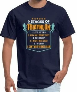 The Triathlete Store 6 Stages Of Triathlon Men's T-Shirt | Short Sleeve -New Triathlete Store xjmSSc3tEzKdxo0Xi3E3tEeq0