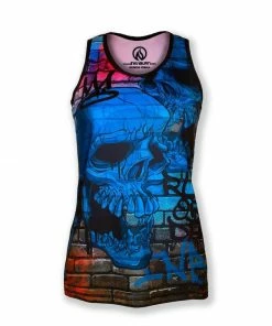 INKnBURN Women's Run Or Die Graffiti Singlet (XS, L, XL) | Sleeveless