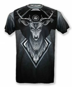 INKnBURN Men's Deer Tech Shirt (S, M, L, XL, 2XL) | Short Sleeve