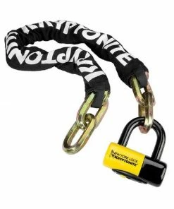Kryptonite New York FAHGETTABOUDIT Chain 1410 (14mm X 100cm) With NY Disc 15mm Shackle | Chain Locks